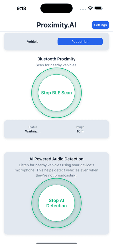 Pedestrian mode monitoring